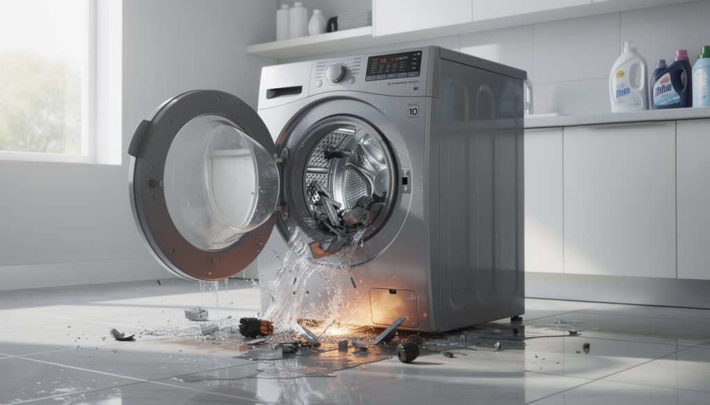 découvrez pourquoi votre machine à laver émet un bruit de marteau-piqueur, les causes possibles et comment résoudre ce problème pour un fonctionnement silencieux.
