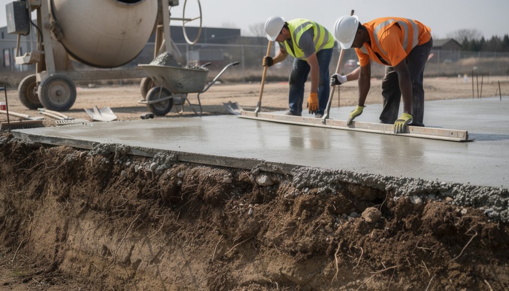 découvrez si vous pouvez couler une dalle béton directement sur la terre, les précautions à prendre et les méthodes recommandées pour garantir la solidité et la durabilité de votre construction.